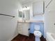 Clean bathroom with a vanity, toilet, and bathtub at 8803 Dunes Ct # 306, Kissimmee, FL 34747