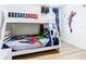 Bunk beds, Marvel-themed bedding, and spacious closet at 1610 Lima Ave, Kissimmee, FL 34747