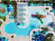 Relaxing pool area with water features and shaded seating at 1610 Lima Ave, Kissimmee, FL 34747