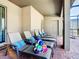 Relaxing patio with lounge chairs, perfect for enjoying the Florida sunshine at 1610 Lima Ave, Kissimmee, FL 34747