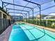 Enjoy this refreshing, screened pool with spa at 1610 Lima Ave, Kissimmee, FL 34747
