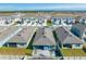 Aerial view showing a house's backyard and a neighborhood in the background at 2265 Tay Wes Dr, St Cloud, FL 34771
