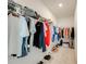 Large walk-in closet with double hanging rods and shelving at 2265 Tay Wes Dr, St Cloud, FL 34771