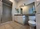 Clean bathroom with vanity, toilet, and shower at 231 Goldenrain Dr # 305, Celebration, FL 34747