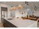 Modern kitchen with a large island and open concept design at 3000 Tohopekaliga Dr, St Cloud, FL 34772