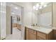Clean bathroom with single sink vanity and toilet at 554 Heartwell Dr, Kissimmee, FL 34759