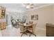 Cozy kitchen nook with table and chairs, near kitchen at 554 Heartwell Dr, Kissimmee, FL 34759