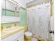 Bathroom with shower and a white vanity at 713 Green Ct, Kissimmee, FL 34759