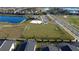 Aerial view of community featuring a recreational area, parking, and stunning water views at 853 Ocean Course Ave # 853, Davenport, FL 33896