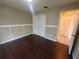 Spacious bedroom with double doors leading to the bathroom at 2024 Trinidad Ct, Kissimmee, FL 34741