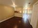Condo dining area with dark wood flooring at 2024 Trinidad Ct, Kissimmee, FL 34741