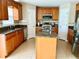 Spacious kitchen featuring an island and ample cabinet space at 2403 Melissa Ann Ct, Kissimmee, FL 34746