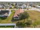 Aerial view showcasing the home's location and neighborhood at 2542 Bobby Lee Ln, St Cloud, FL 34772