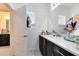 Modern bathroom with single vanity and plenty of counter space at 2935 Rapollo Ln, Apopka, FL 32712