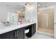 Spa-like bathroom with double vanity and large walk-in shower at 2935 Rapollo Ln, Apopka, FL 32712