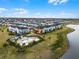 Community pool and colorful townhouses at 3065 Caribbean Soul Dr, Kissimmee, FL 34747