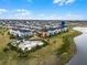 Community pool and colorful townhouses at 3065 Caribbean Soul Dr, Kissimmee, FL 34747