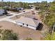 Aerial view of home and backyard, showcasing landscaping at 4181 Sw 111Th Pl, Ocala, FL 34476