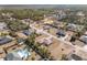 Aerial view of the neighborhood, showcasing homes and landscape at 4181 Sw 111Th Pl, Ocala, FL 34476
