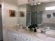 Double vanity bathroom with soaking tub and shower at 5465 Misty Oak Cir, Davenport, FL 33837