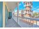 Private balcony overlooking a charming town square at 600 Market St # 210, Celebration, FL 34747