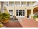 Charming courtyard with fountain and access to building entrances and staircases at 600 Market St # 340, Celebration, FL 34747