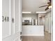 View of the kitchen with modern appliances, granite countertops, and an island with seating at 600 Market St # 340, Celebration, FL 34747
