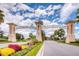 Gated entrance to the community at 641 Pebble Beach Dr, Davenport, FL 33896