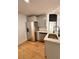 Newly remodeled kitchen, stainless steel appliances and light gray cabinets at 656 Oakford Way, Orlando, FL 32811