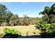Landscaped backyard with lush greenery and spacious lawn at 7637 Sand Pierre Ct, Kissimmee, FL 34747