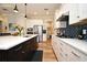 Modern kitchen with island, stainless steel appliances, and white cabinets at 7637 Sand Pierre Ct, Kissimmee, FL 34747