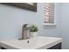 Close-up of a modern bathroom sink and faucet at 836 Lake Evalyn Dr, Celebration, FL 34747