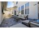 Spacious patio with seating area and backyard access at 836 Lake Evalyn Dr, Celebration, FL 34747
