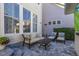 Relaxing patio with outdoor seating and a TV at 836 Lake Evalyn Dr, Celebration, FL 34747