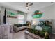 Jungle themed bedroom with two twin beds at 8939 Zurich Ln, Kissimmee, FL 34747