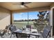 Screened patio offers a beautiful view and outdoor seating, perfect for dining and relaxing at 8976 Azalea Sands Ln # 2604, Davenport, FL 33896