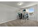 Bedroom with built-in loft bed, desk, and window seating at 144 Towns Cir, Haines City, FL 33844