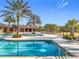 Resort-style pool with lap lanes, a spa, and plenty of lounge space at 17863 Passionflower Cir, Clermont, FL 34714