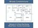 2/1.5 bath floor plan with wood floors and granite counters at 2007 Dixie Belle Dr # 2007 I, Orlando, FL 32812