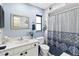 Clean bathroom with shower and vanity at 508 Bar Dr, Kissimmee, FL 34759