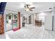 Kitchen with stainless steel appliances and breakfast nook at 508 Bar Dr, Kissimmee, FL 34759