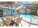 Relaxing pool area with patio furniture at 508 Bar Dr, Kissimmee, FL 34759