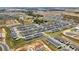 Wide aerial view of a large townhome community at 592 Madison Dr, Davenport, FL 33837
