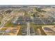 Aerial view showing a townhome's location within the community at 592 Madison Dr, Davenport, FL 33837