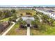 Community pool with lounge chairs and a pool house at 592 Madison Dr, Davenport, FL 33837