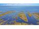 Aerial view of waterfront property with boardwalk access at 825 E Lakeshore Blvd, Kissimmee, FL 34744