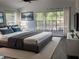 Comfortable main bedroom with large windows and a modern aesthetic at 1063 Eagles Forrest, Apopka, FL 32712