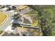 Aerial view of a house with a large backyard in a residential area at 11120 Robert Frost Dr, Winter Garden, FL 34787