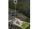House and backyard aerial view at 11120 Robert Frost Dr, Winter Garden, FL 34787
