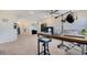 Spacious bonus room, perfect for a home office or music studio at 11120 Robert Frost Dr, Winter Garden, FL 34787